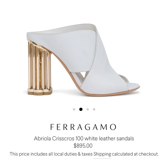 Salvatore Ferragamo New Abriola Sandals. - Picture 1 of 14